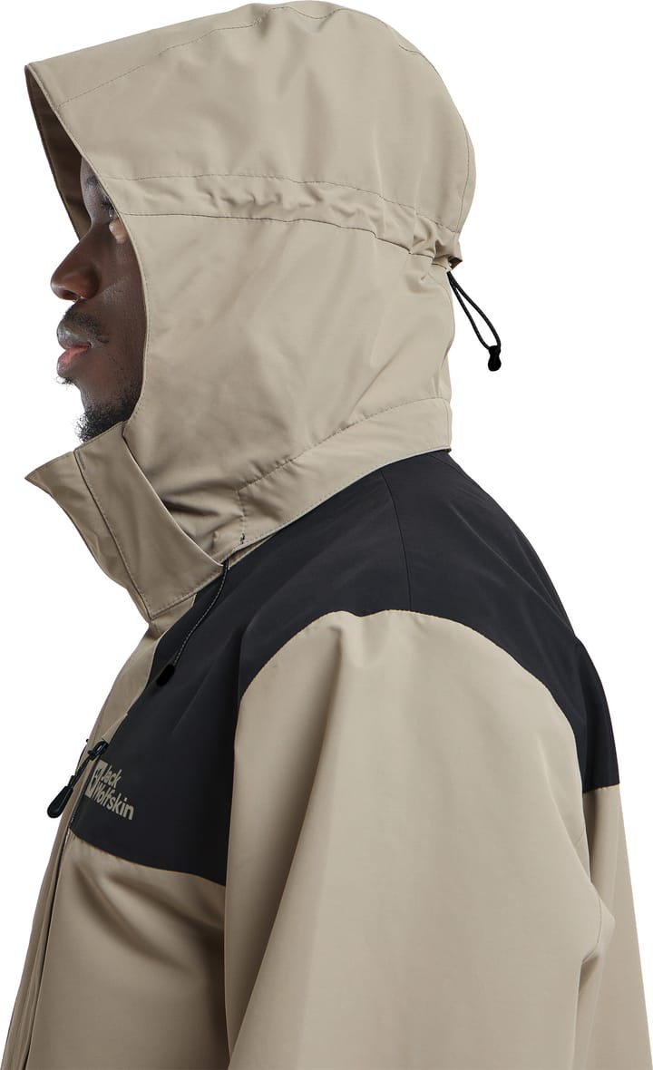 Jack Wolfskin Men's Jasper 2-Layer Jacket Stone Jack Wolfskin