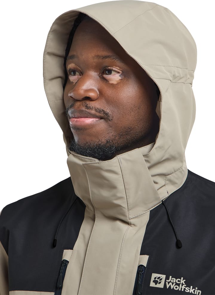 Jack Wolfskin Men's Jasper 2-Layer Jacket Stone Jack Wolfskin