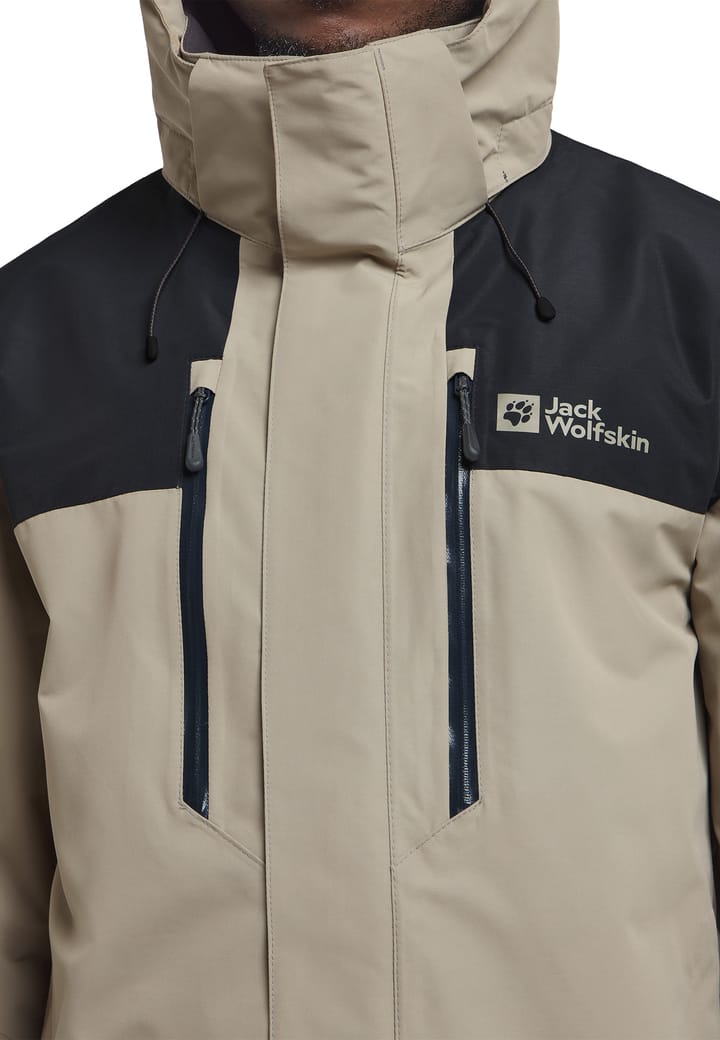 Jack Wolfskin Men's Jasper 2-Layer Jacket Stone Jack Wolfskin