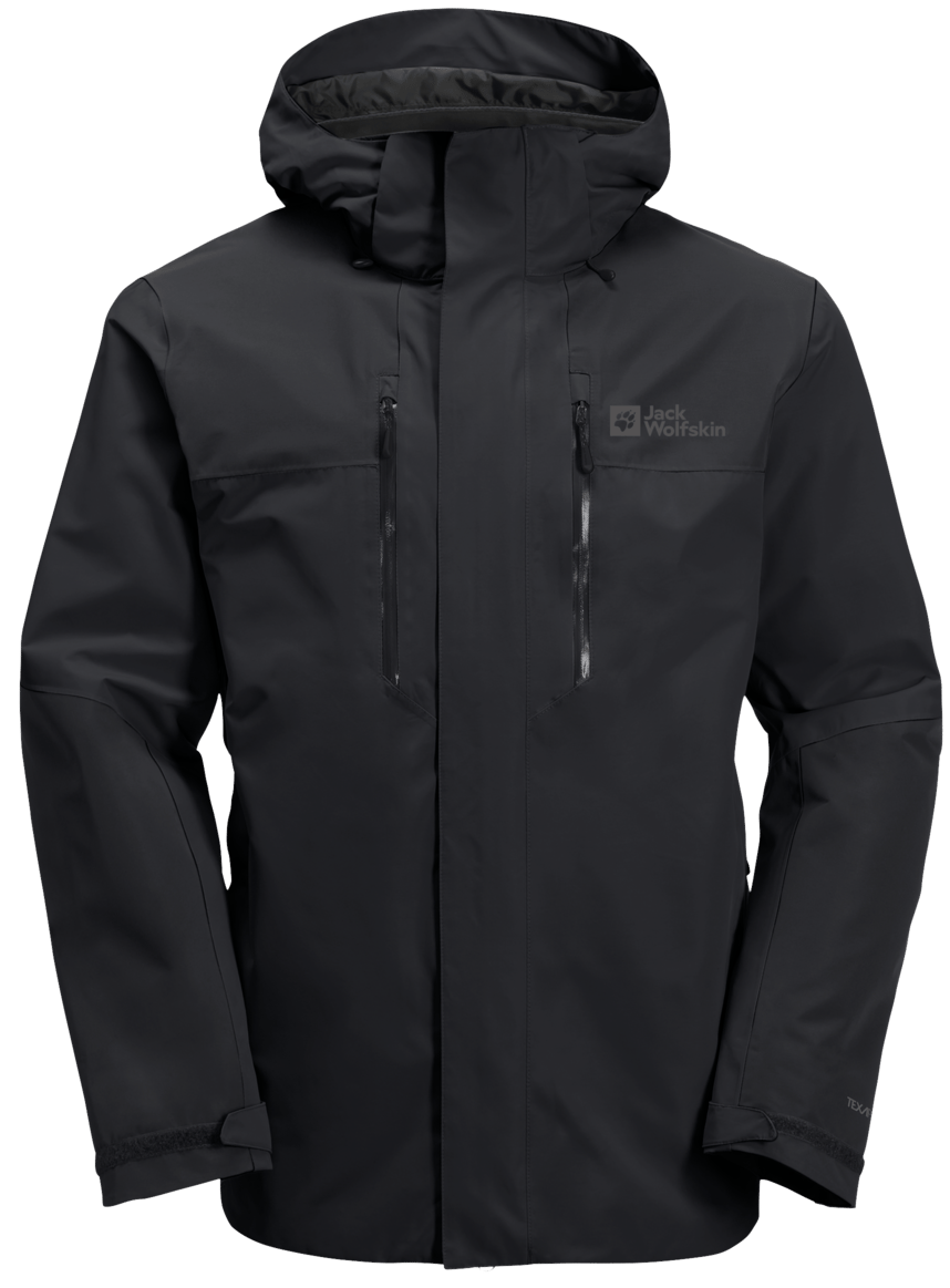 Jack Wolfskin Men's Jasper 2-Layer Jacket Black