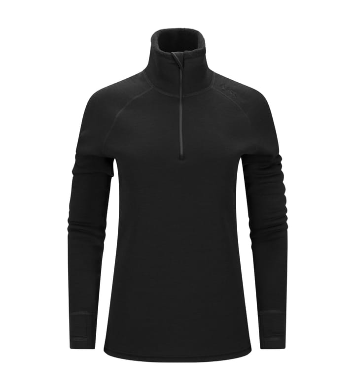 Aclima Fleecewool V2 Polo W/ Zip W'S Jet Black Aclima