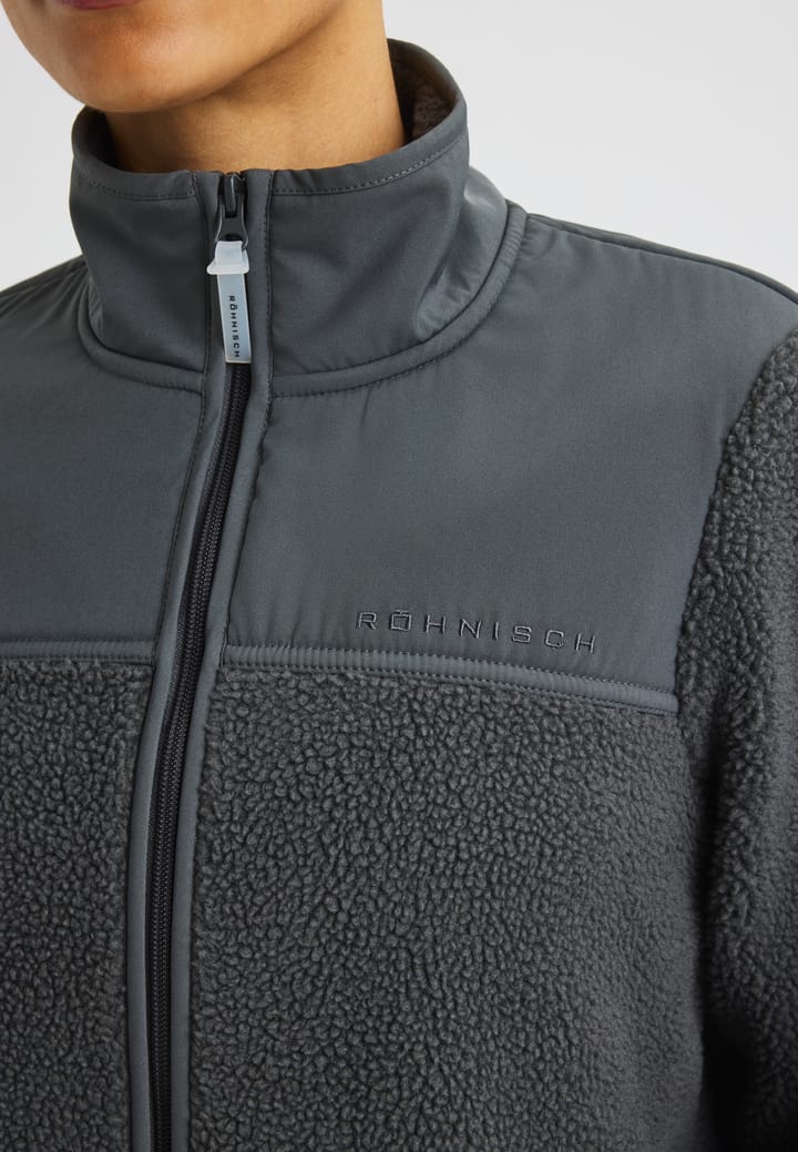 Röhnisch Women's Phoebe Pile Jacket Dark Shadow Röhnisch Röhnisch Women's Phoebe Pile Jacket Dark Shadow Röhnisch