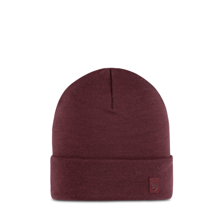 Buff Merino Heavyweight Beanie Solid Garnet Buff