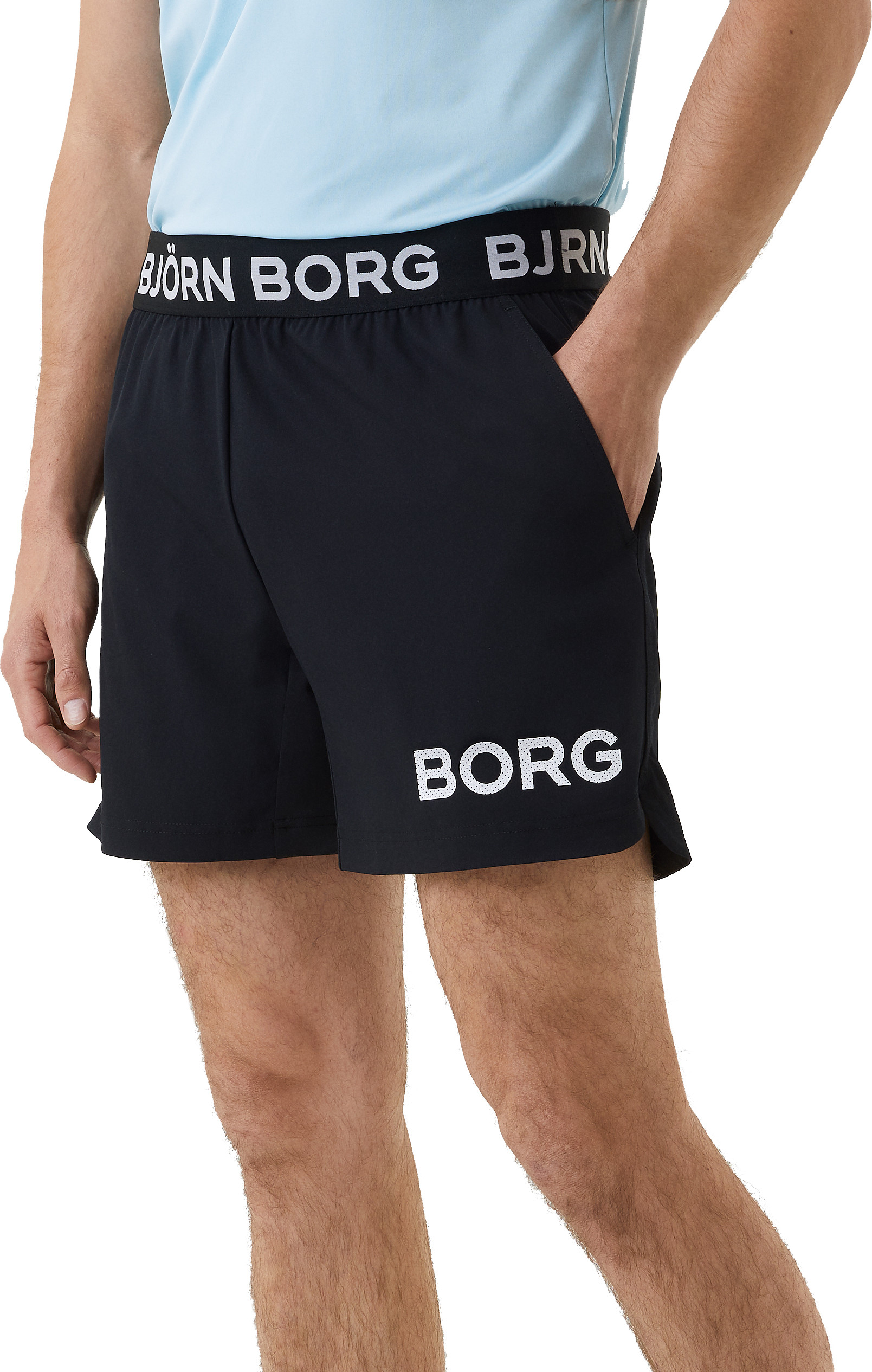 Björn Borg Men’s Borg Short Shorts Black Beauty/White