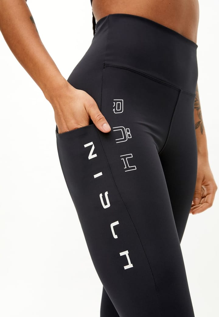 Röhnisch Women's Tempo Logo Tights Black Röhnisch Röhnisch Women's Tempo Logo Tights Black Röhnisch