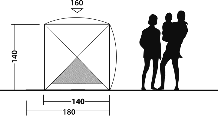 Outwell Beach Shelter Compton Blue Outwell