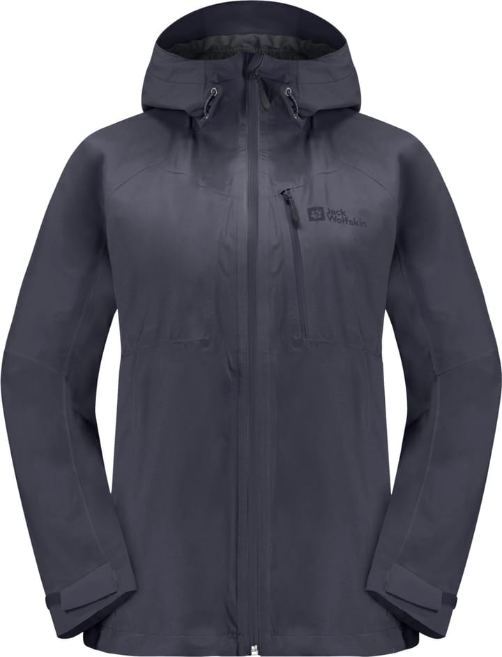 Jack Wolfskin Women's Eagle Peak 2-Layer Jacket Graphite Jack Wolfskin Jack Wolfskin Women's Eagle Peak 2-Layer Jacket Graphite Jack Wolfskin