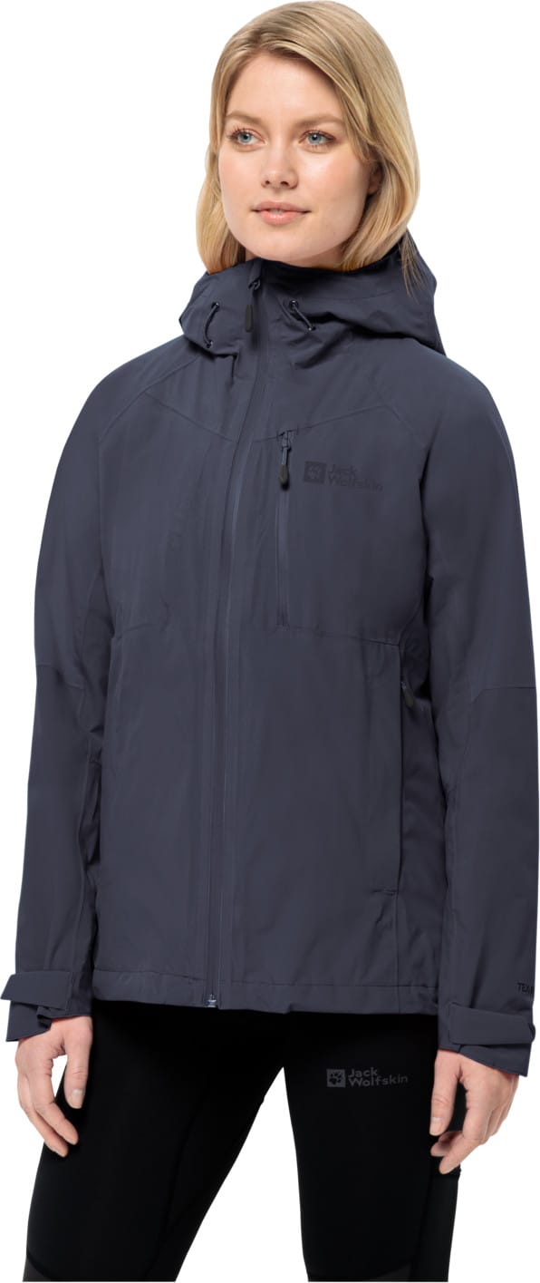 Jack Wolfskin Women's Eagle Peak 2-Layer Jacket Graphite Jack Wolfskin Jack Wolfskin Women's Eagle Peak 2-Layer Jacket Graphite Jack Wolfskin