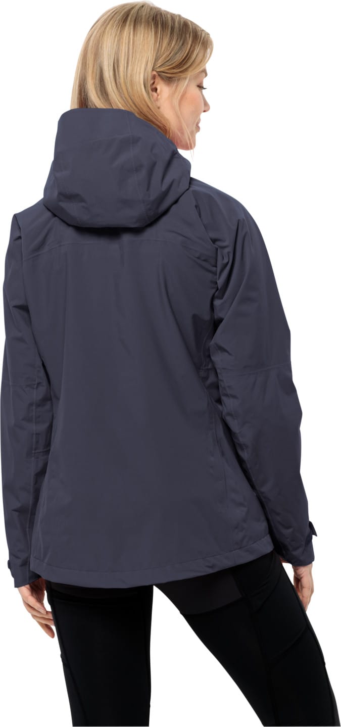 Jack Wolfskin Women's Eagle Peak 2-Layer Jacket Graphite Jack Wolfskin Jack Wolfskin Women's Eagle Peak 2-Layer Jacket Graphite Jack Wolfskin