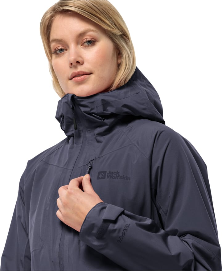 Jack Wolfskin Women's Eagle Peak 2-Layer Jacket Graphite Jack Wolfskin Jack Wolfskin Women's Eagle Peak 2-Layer Jacket Graphite Jack Wolfskin