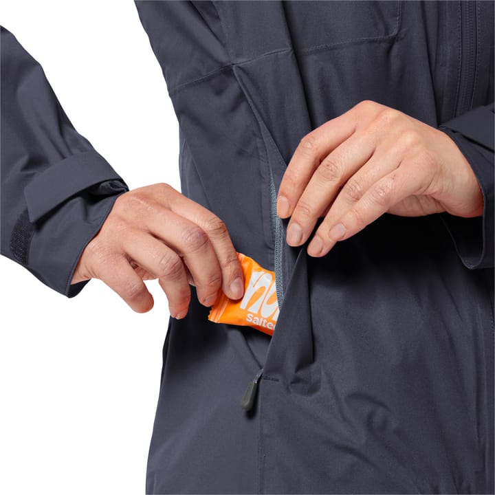 Jack Wolfskin Women's Eagle Peak 2-Layer Jacket Graphite Jack Wolfskin Jack Wolfskin Women's Eagle Peak 2-Layer Jacket Graphite Jack Wolfskin