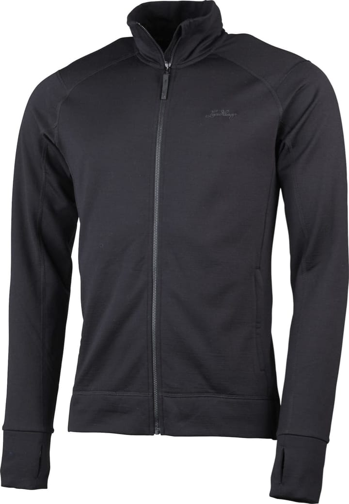 Lundhags Ullto Merino Ms Full Zip Black Lundhags