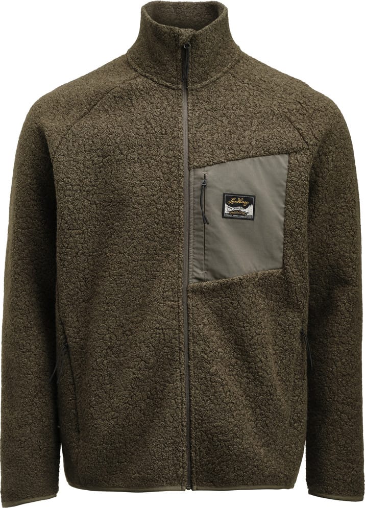 Lundhags Men's Flok Wool Pile Forest Green Lundhags