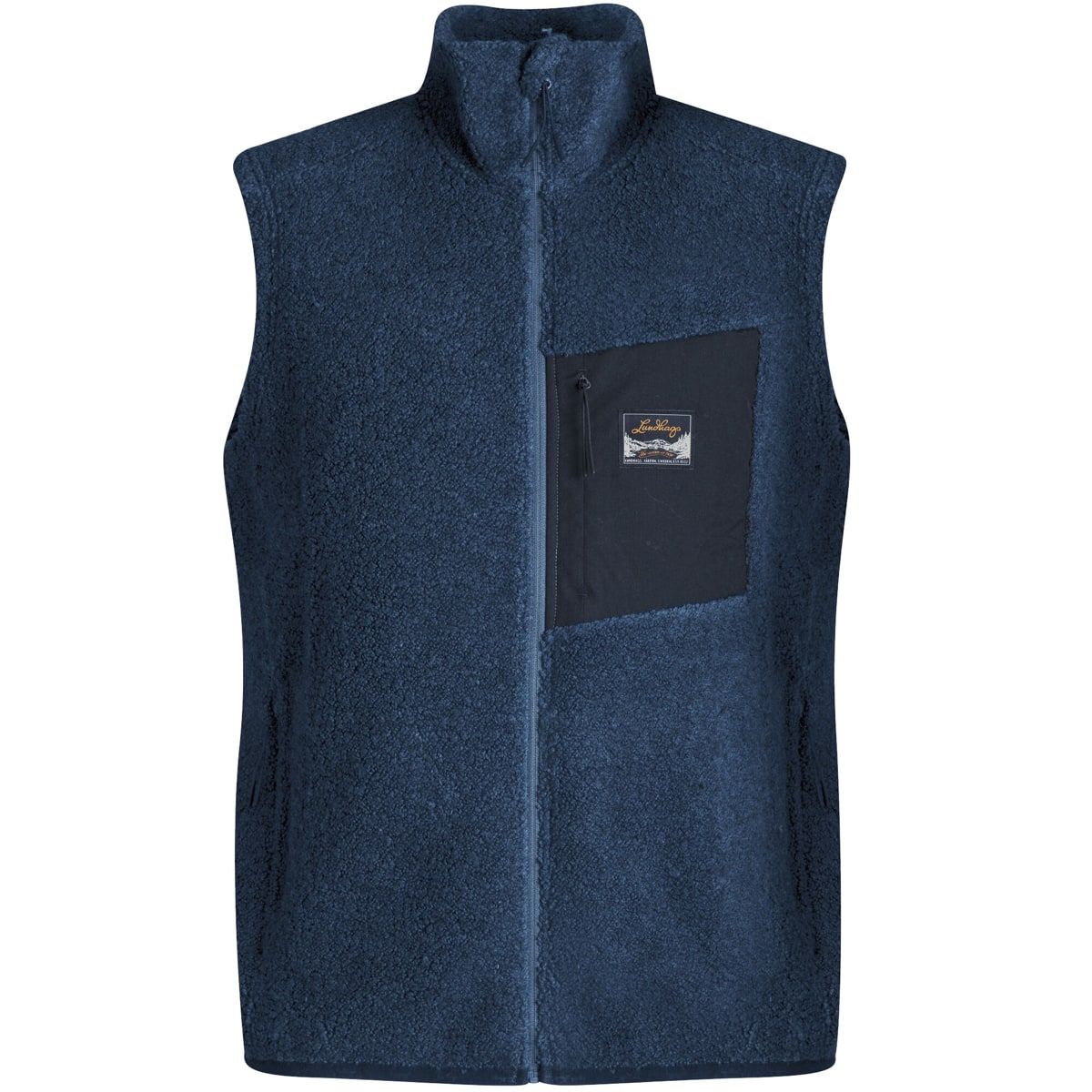 Lundhags Men's Flok Wool Pile Vest Light Navy