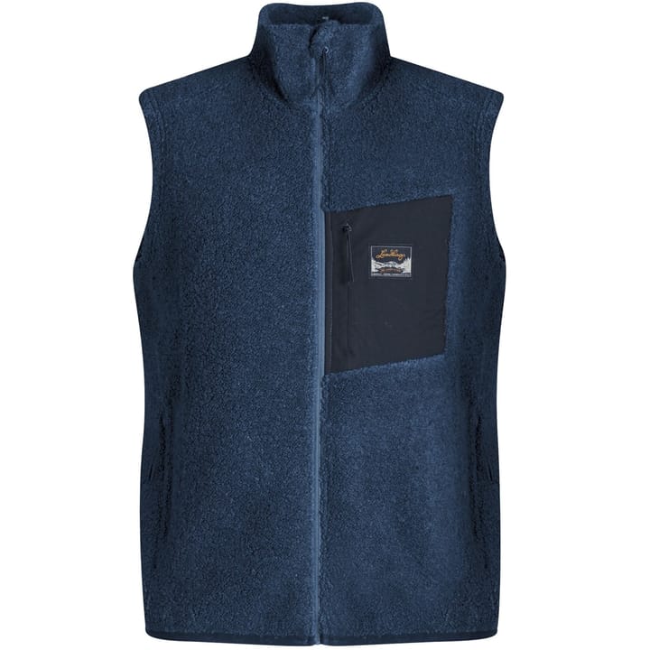 Lundhags Men's Flok Wool Pile Vest Light Navy Lundhags