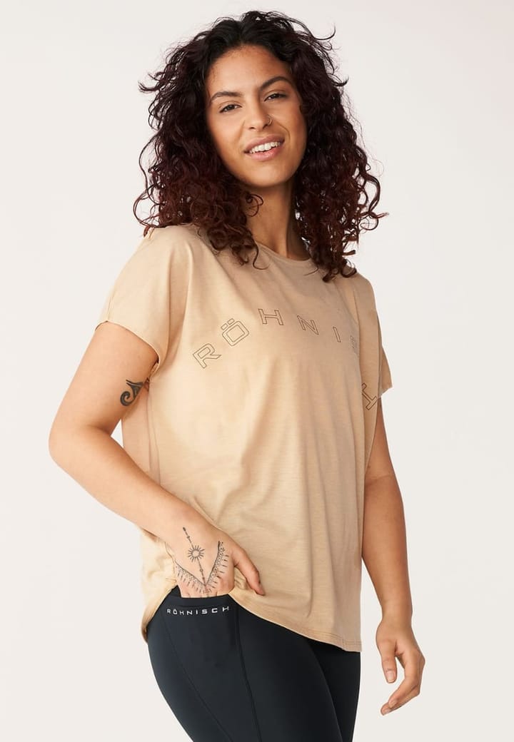 Röhnisch Women's Clara Loose Tee Pebble Röhnisch Röhnisch Women's Clara Loose Tee Pebble Röhnisch