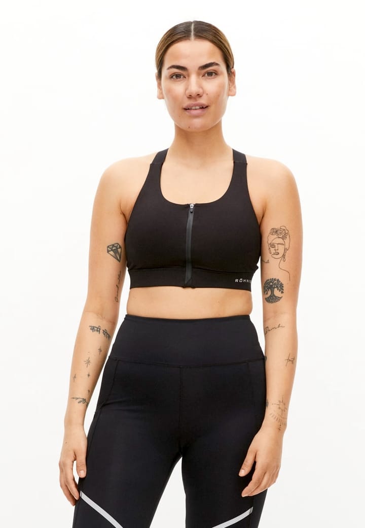 Röhnisch Zip Up Sportsbra Black Röhnisch Röhnisch Zip Up Sportsbra Black Röhnisch