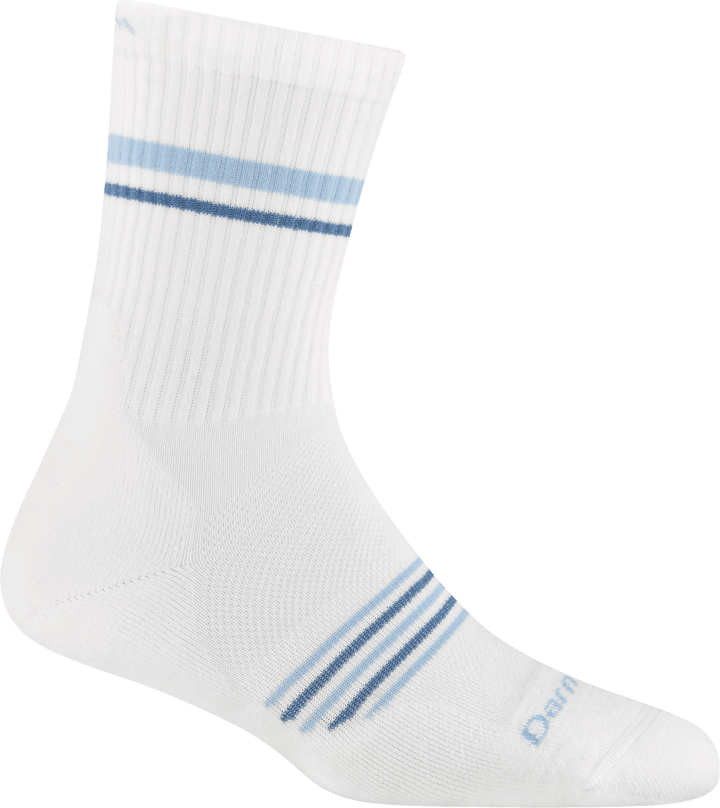 Darn Tough Women's Element Micro Crew Lightweight Running Socks Vapor White Darn Tough
