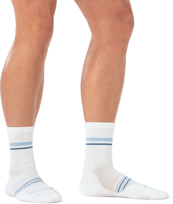 Darn Tough Women's Element Micro Crew Lightweight Running Socks Vapor White Darn Tough