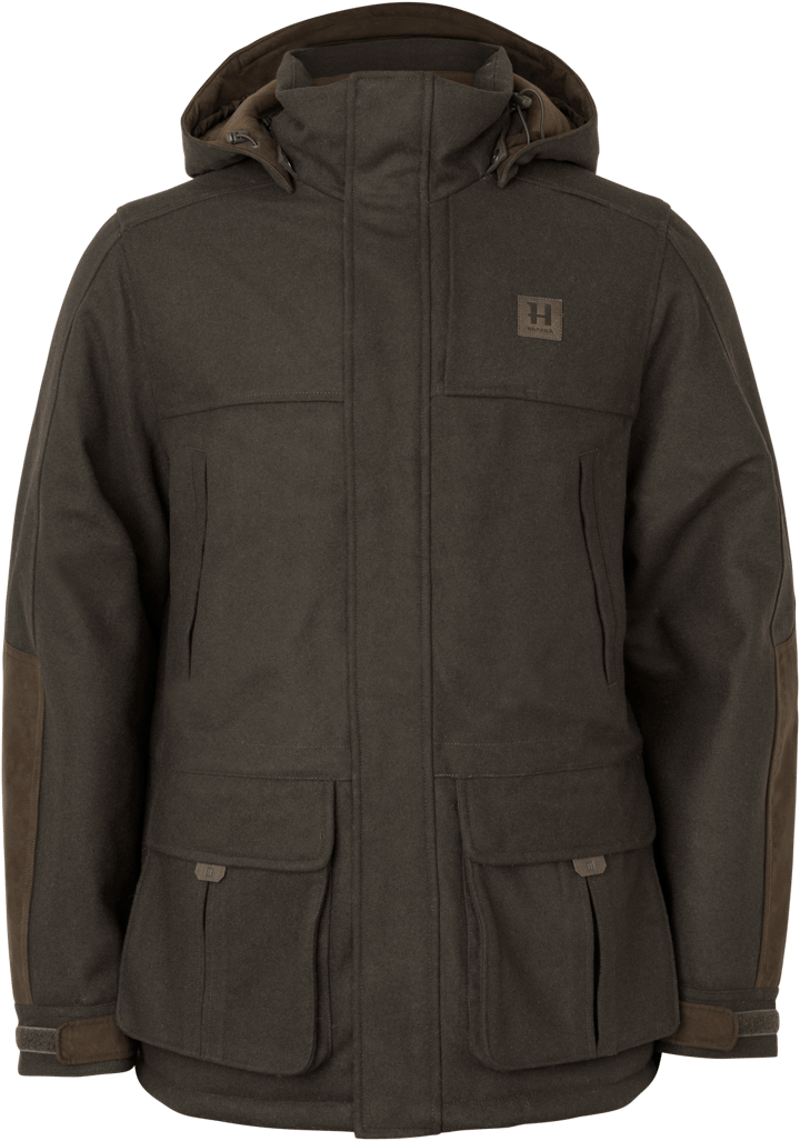 Härkila Men's Kodiak CleverWool HSP Insulated Jacket Dark Hunting Green/shadow Brown Härkila