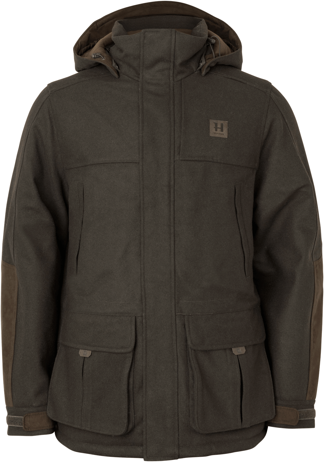 Härkila Men's Kodiak CleverWool HSP Insulated Jacket Dark Hunting Green/shadow Brown jackor