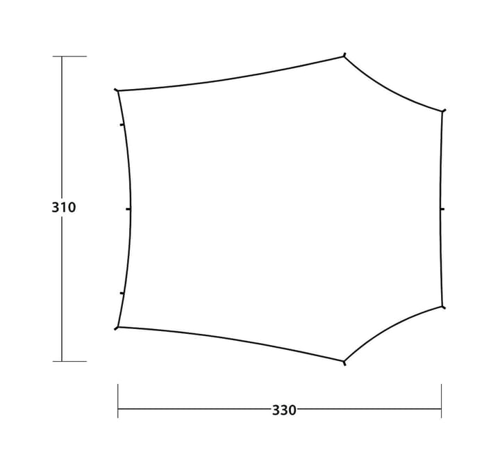 Outwell Canopy Tarp M Grey Outwell