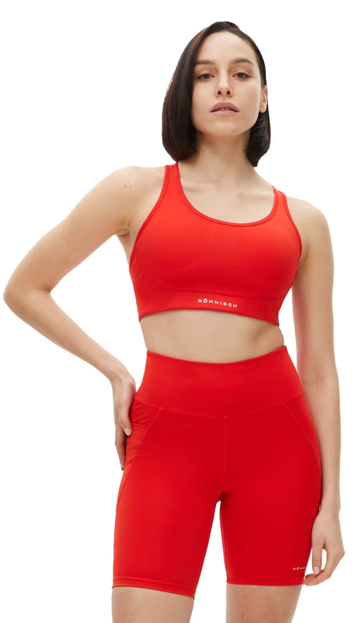 Röhnisch Women's Flattering Sportsbra Fiery Red Röhnisch Röhnisch Women's Flattering Sportsbra Fiery Red Röhnisch