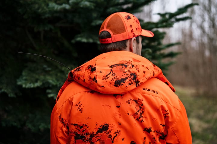 Härkila Men's Wildboar Pro Blaze HWS Camo Jacket AXIS MSP®CE Orange Härkila