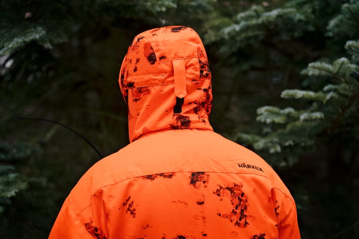 Härkila Men's Wildboar Pro Blaze HWS Camo Jacket AXIS MSP®CE Orange Härkila