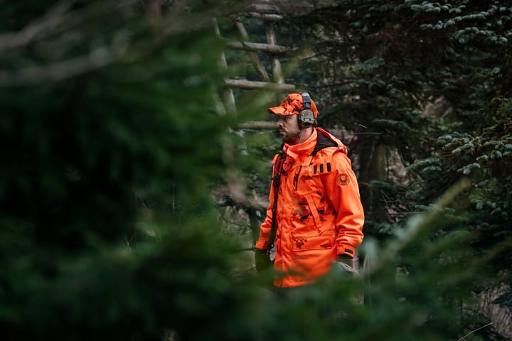 Härkila Men's Wildboar Pro Blaze HWS Camo Jacket AXIS MSP®CE Orange Härkila