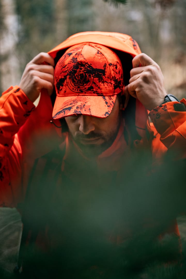 Härkila Men's Wildboar Pro Blaze HWS Camo Jacket AXIS MSP®CE Orange Härkila