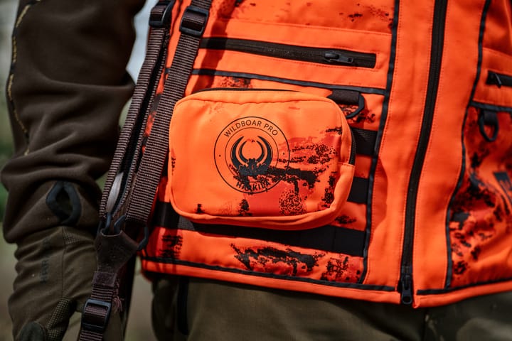 Härkila Men's Wildboar Pro Blaze Camo Vest Axis Msp®ce Orange Härkila