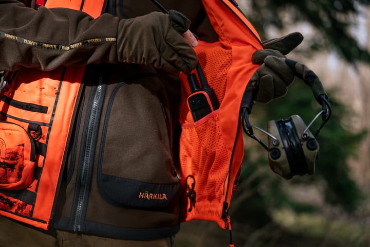 Härkila Men's Wildboar Pro Blaze Camo Vest Axis Msp®ce Orange Härkila
