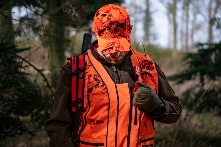 Härkila Men's Wildboar Pro Blaze Camo Vest Axis Msp®ce Orange Härkila
