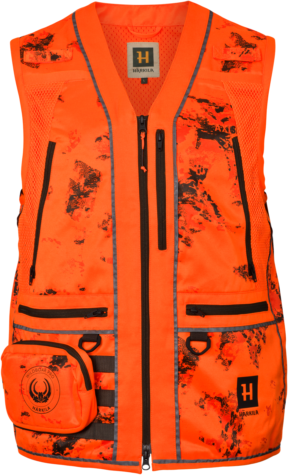 Härkila Men's Wildboar Pro Blaze Camo Vest