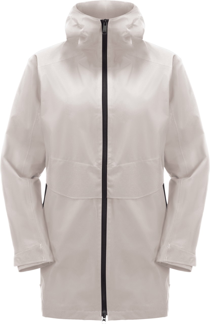 Jack Wolfskin Women's Mainkai Long Jacket Sea Shell