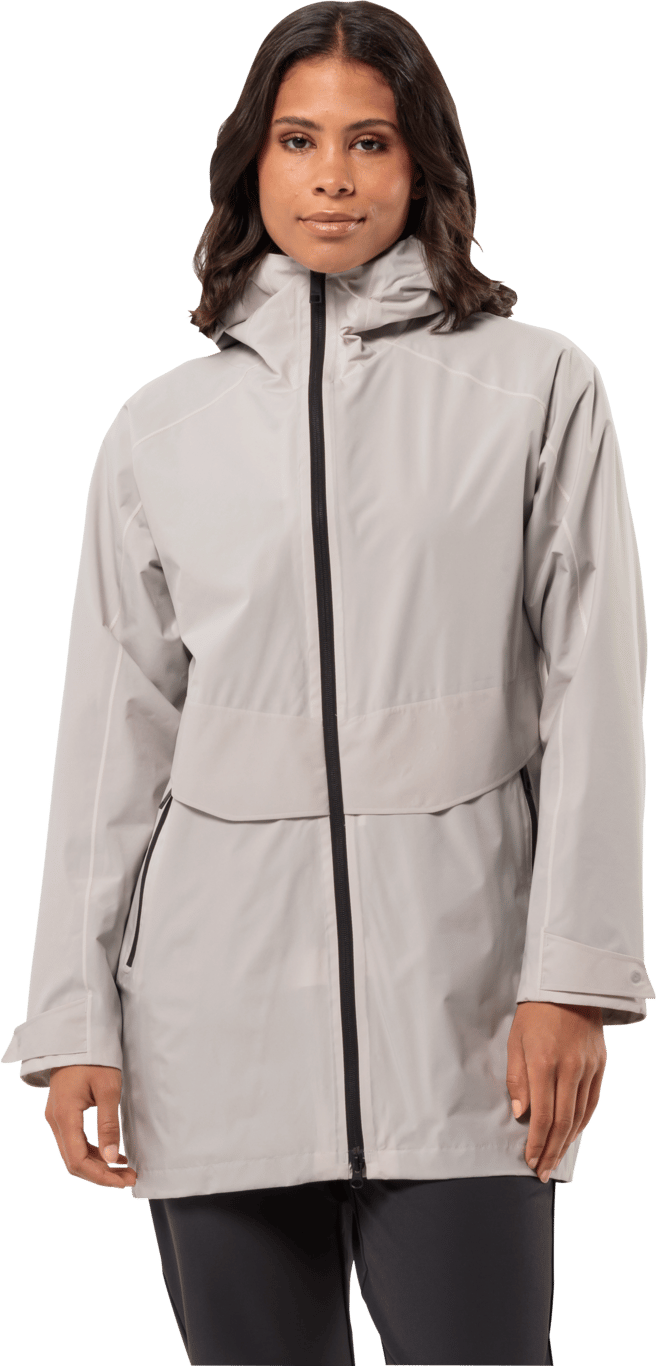 Jack Wolfskin Mainkai Long Jkt W Sea Shell Jack Wolfskin