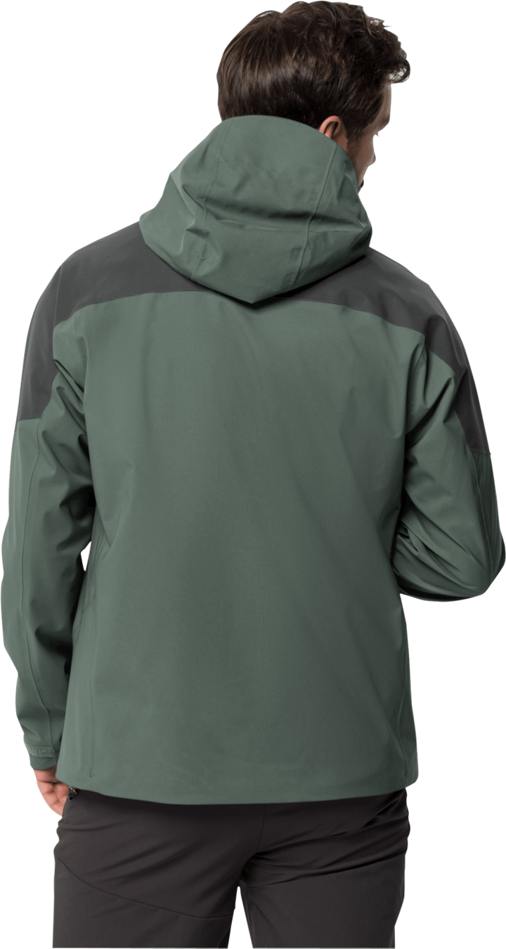 Jack Wolfskin Men's Kammweg 2-Layer Jacket Hedge Green Jack Wolfskin