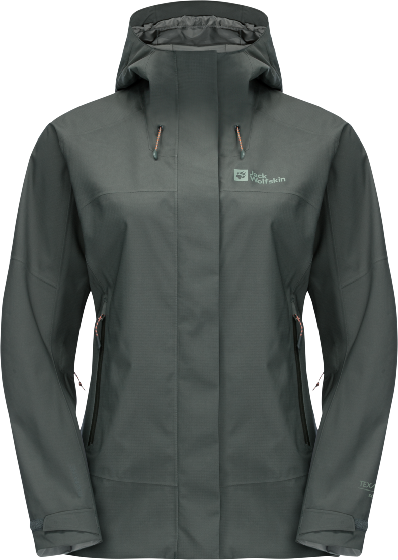 Jack Wolfskin Women’s Kammweg 2-Layer Jacket Slate Green