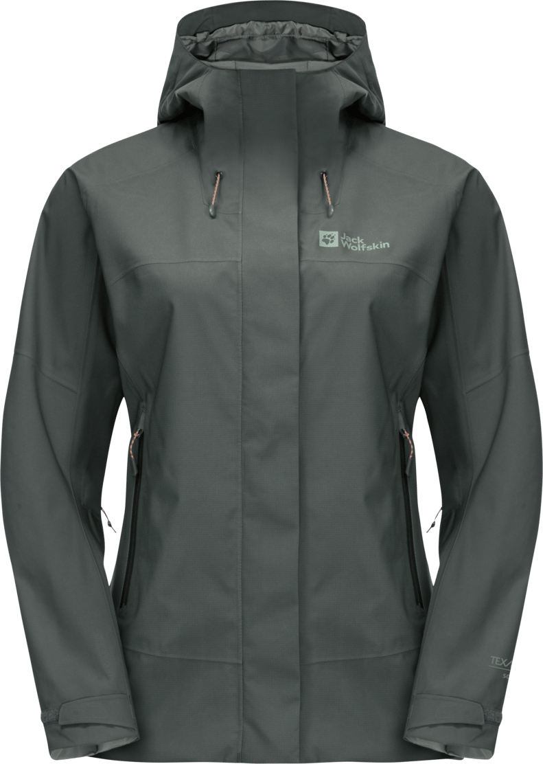 Jack Wolfskin Women's Kammweg 2-Layer Jacket Slate Green