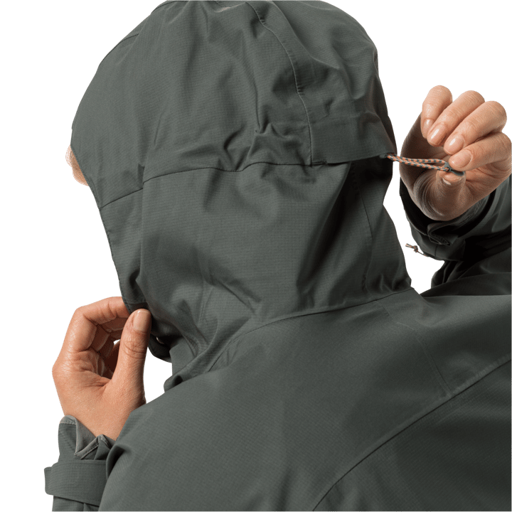 Jack Wolfskin Women's Kammweg 2-Layer Jacket Slate Green Jack Wolfskin
