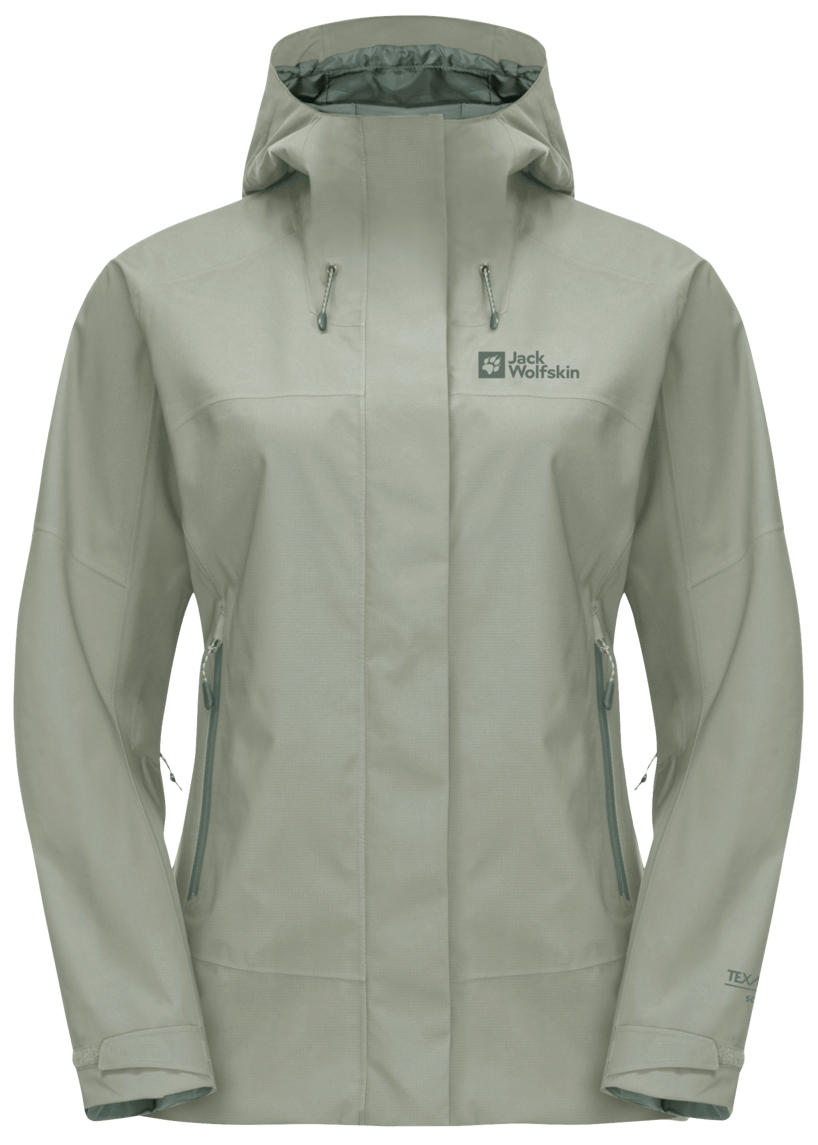 Jack Wolfskin Women's Kammweg 2-Layer Jacket Mint Leaf