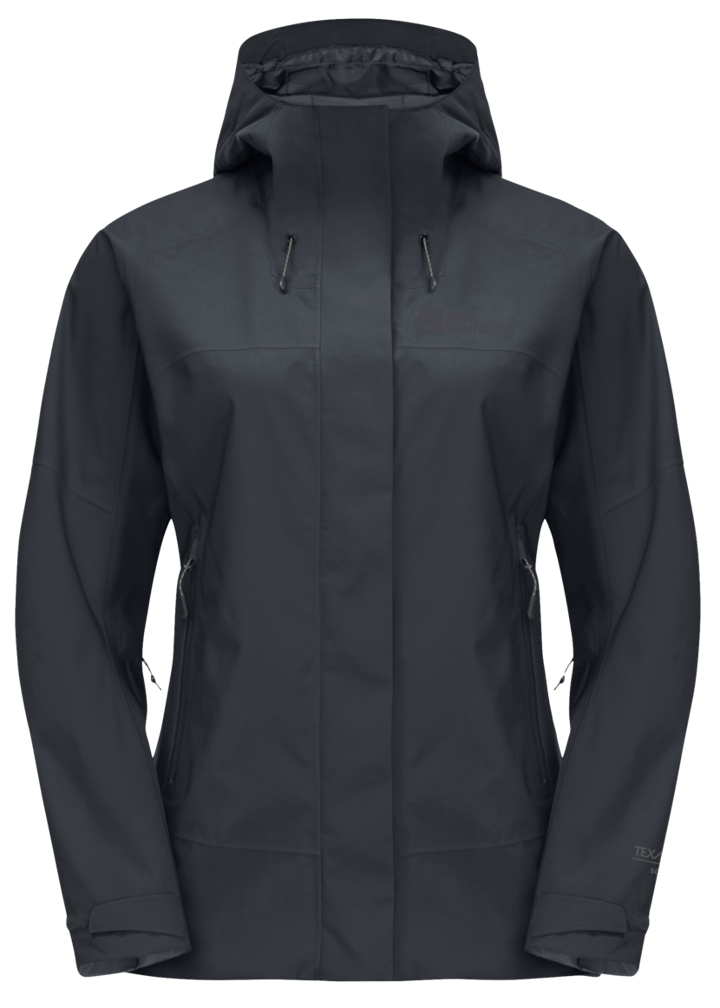 Jack Wolfskin Women's Kammweg 2-Layer Jacket Phantom Jack Wolfskin