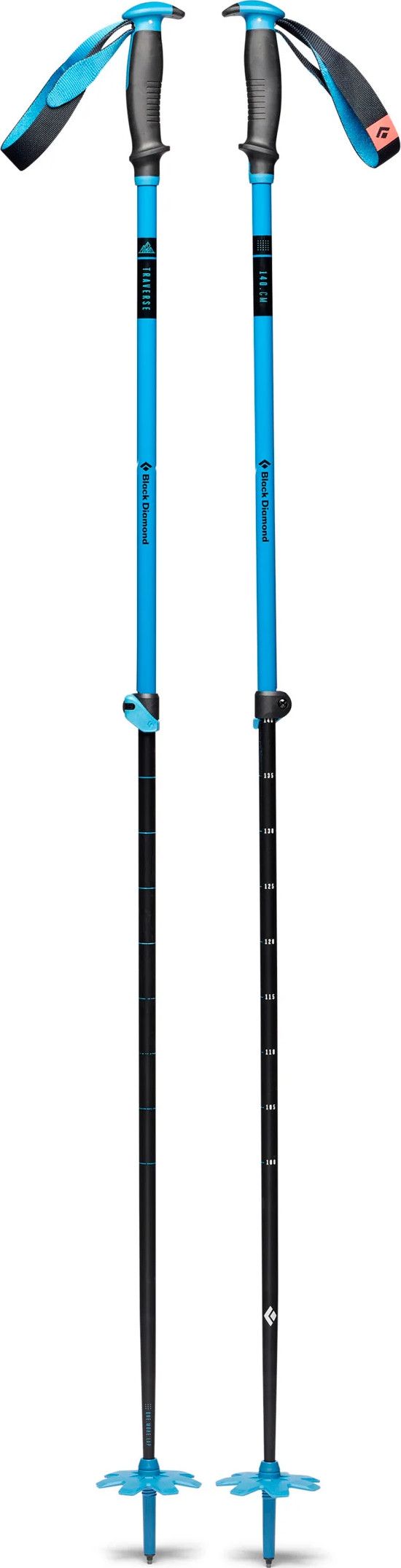 Black Diamond Traverse Ski Poles Desert Sky Black Diamond