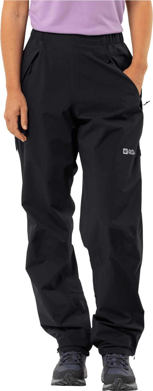 Jack Wolfskin Women's Rainy Days 3-Layer Pants Black Jack Wolfskin