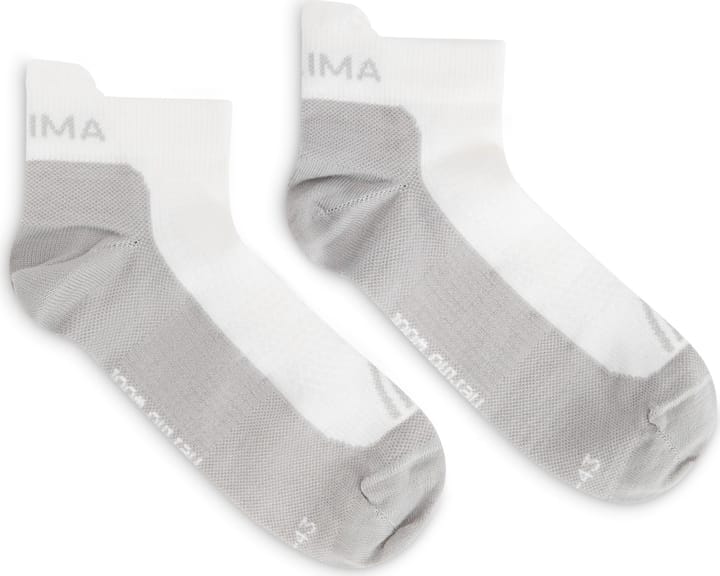 Aclima Ankle Socks 2-Pack White/light Grey Aclima