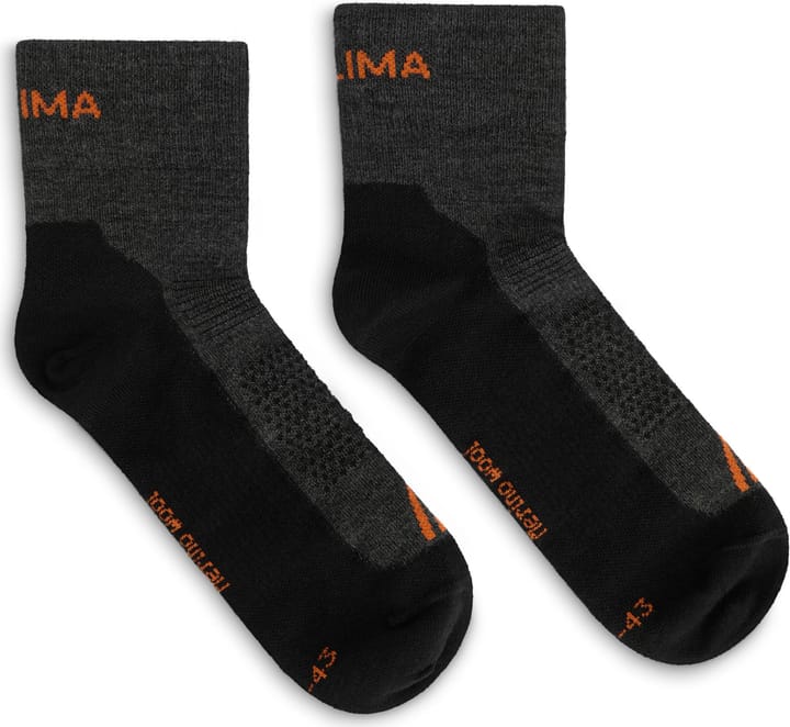 Aclima Running Socks 2-Pack Grey/jet Black Aclima