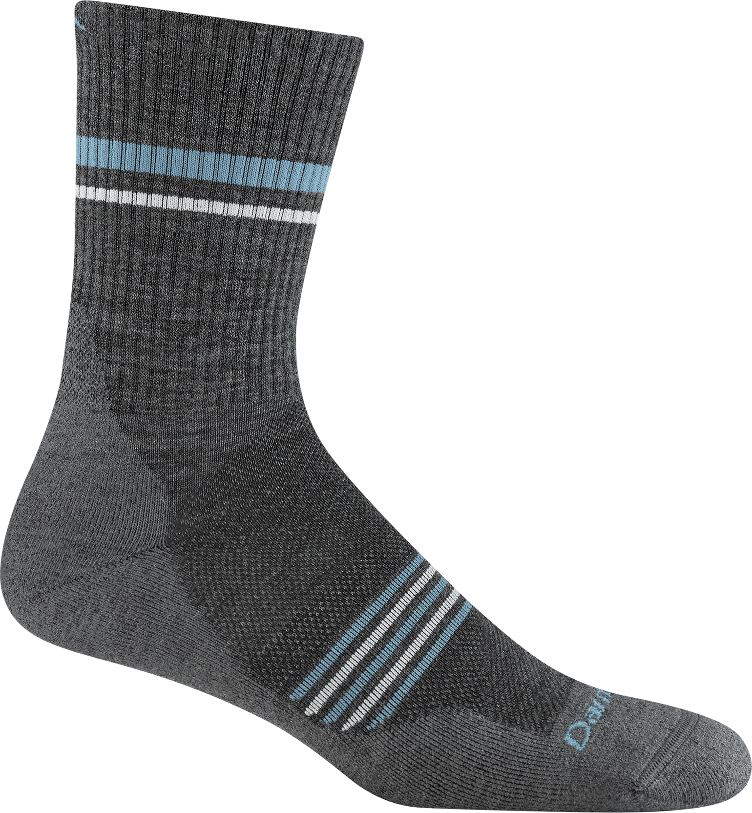 Darn Tough Men’s Element Micro Crew Lightweight Running Socks Gray