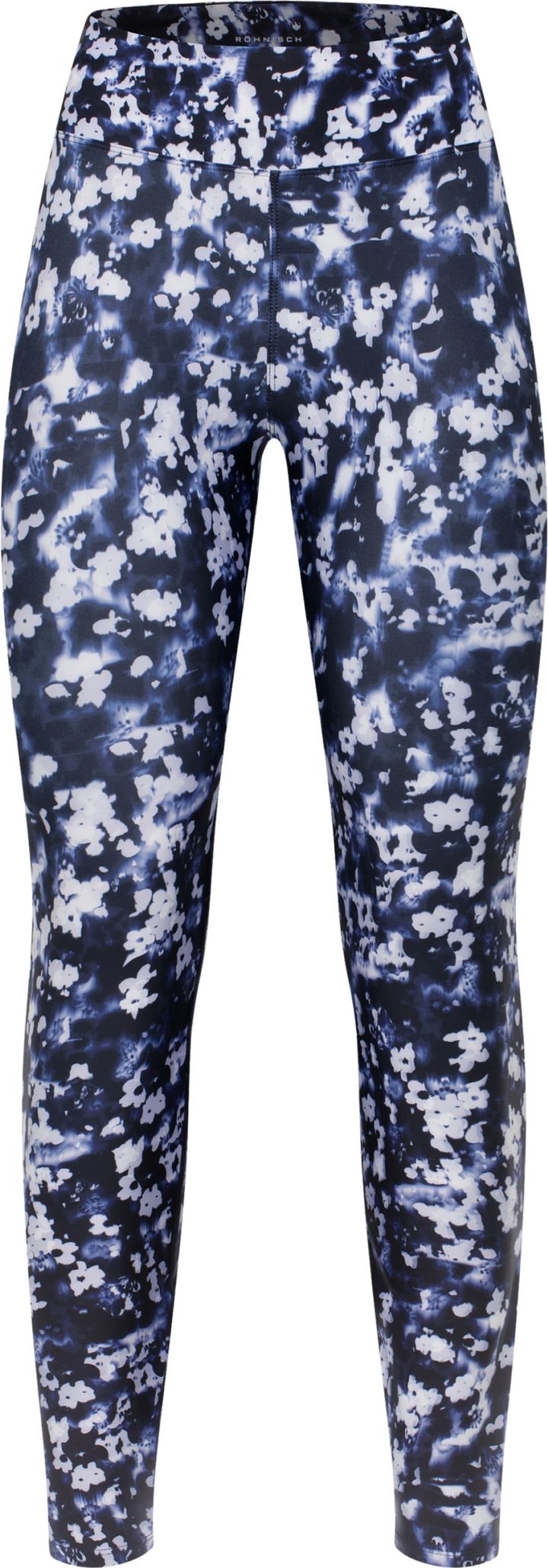 Röhnisch Women's Printed High Waist Tights Indigo Bloom Röhnisch