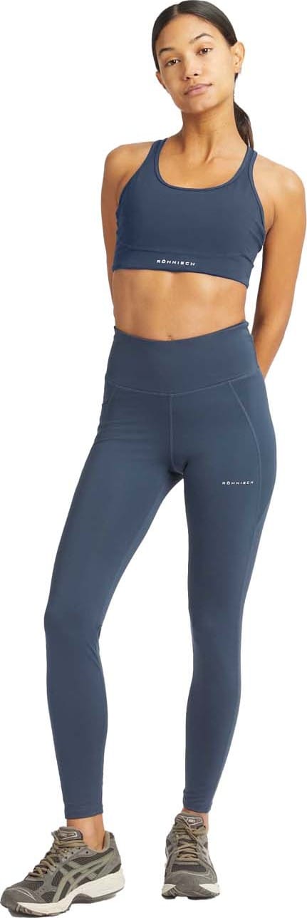 Röhnisch Women's Flattering High Waist Tights Space Navy Röhnisch Röhnisch Women's Flattering High Waist Tights Space Navy Röhnisch